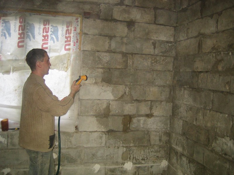 Как штукатурить стены из пеноблока — штукатурка стен из пенобетона